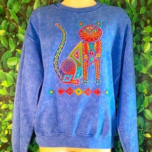 Aztec inspired Cat Sweatshirt